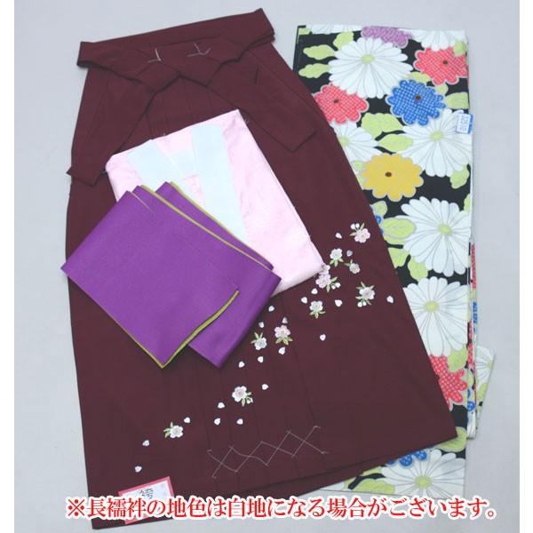 二尺三寸袖 着物 袴フルセット やや袖長 袴変更可能 卒業式 新品（株 