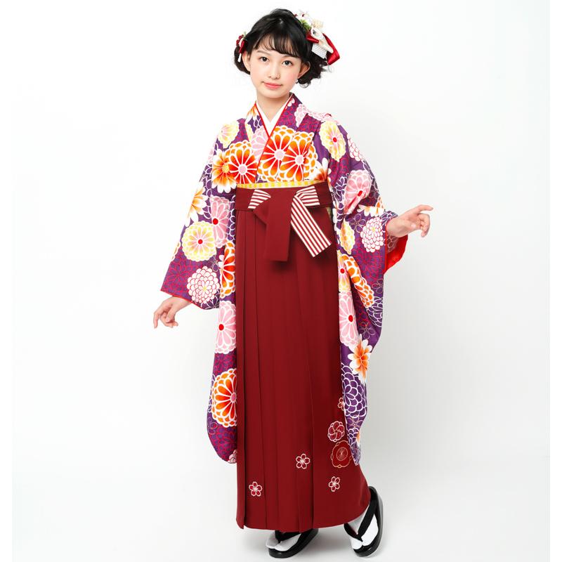 着物袴セット ジュニア用 145cm〜154cm 着物ブランド：小町 卒業式に  