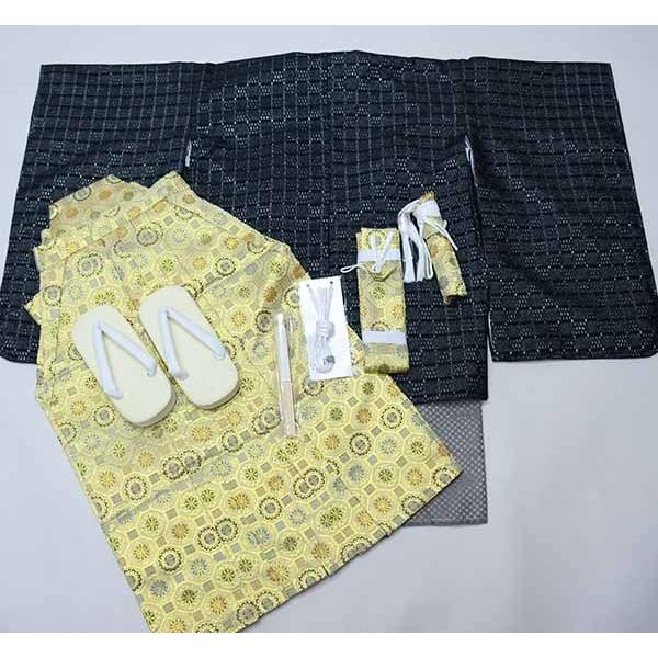 七五三 五歳 男児 羽織 袴フルセット おりびと 黒地 NO35545