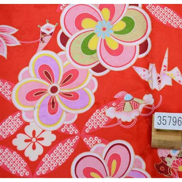二尺袖 着物 袴フルセット ジュニア用へ直し 135cm〜150cm 百花斉放 