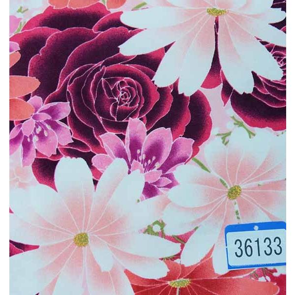 着物袴セット ジュニア用へ直し 135cm〜150cm 百花繚乱 バラ 