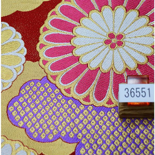 袋帯 合繊 六通 振袖用 両縁縫い上げ済 日本製 新品（株）安田屋