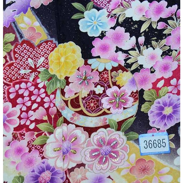 振袖 正絹 着物 単品 仕立て上がり 百花繚乱 ラメ 毬 花刺繍 紫色 黒に近い紫 新品 株 安田屋 No 安田屋呉服店 通販 Yahoo ショッピング