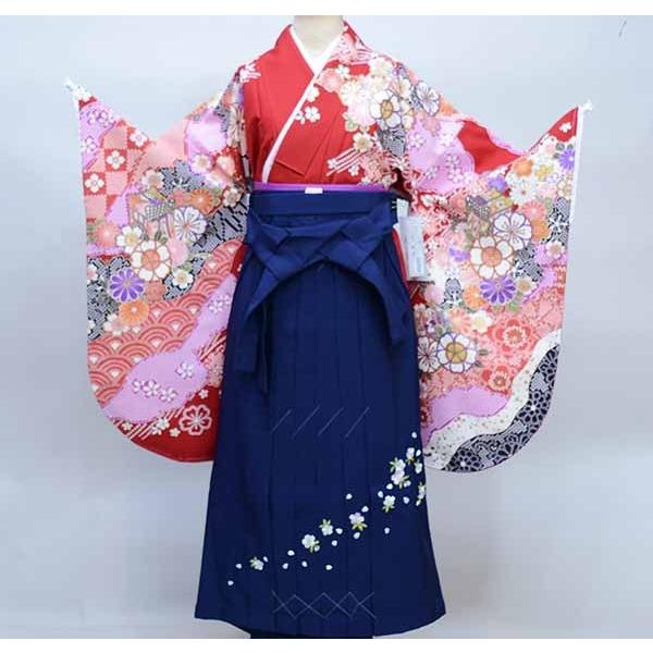 二尺袖 着物 袴フルセット From KYOTO 着物丈は着付けし易いショート丈  