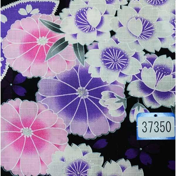 浴衣☆新品☆レディース☆麻綿☆ラベンダーカラー☆花柄 utatane 浴衣 レディース セット 3点セット 帯 下駄