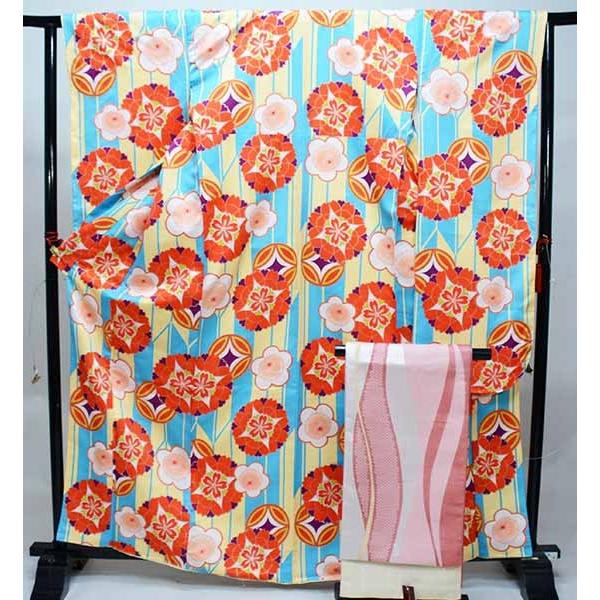 振袖・帯・襦袢 3点セット 和遊日 wayu-bi 成人式 結納 結婚式 新品  