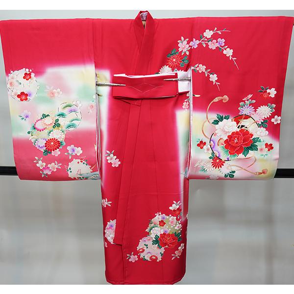 お宮参り産着 女児 女の子 正絹 のしめ 祝着 初着 豪華絢爛 新品（株 