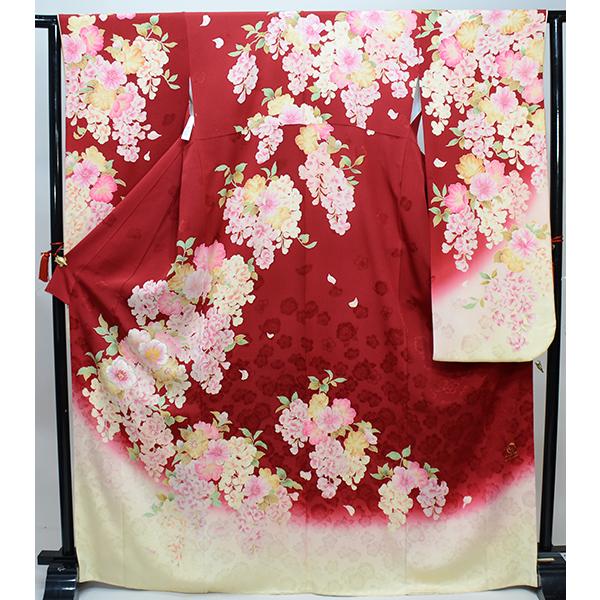 振袖 正絹 着物単品 仕立て上がり 百花繚乱 金刺繍 hiromichi nakano 