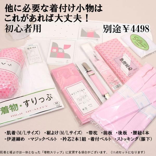 二尺袖 着物 袴フルセット RK R.KIKUCHI 袴色変更可能 薄水色地×グレー 