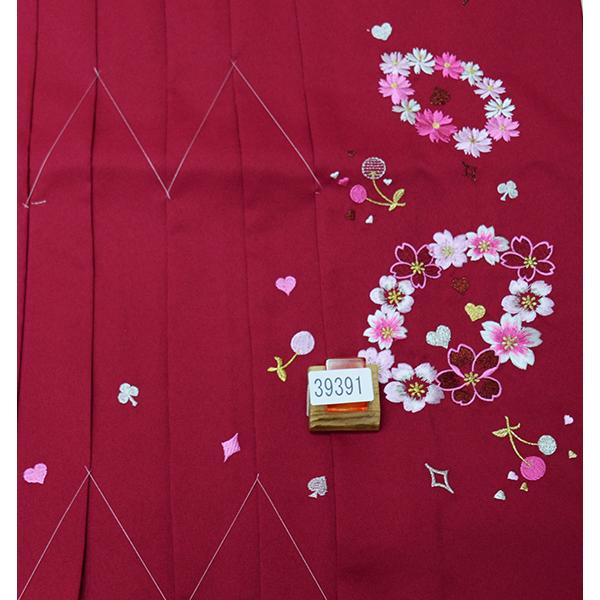 袴 刺繍 単品 女性用 行灯袴 ヘラあり 袴丈87/91/95cm ターコイズ 刺繍袴 単品 女性用 行灯袴 ヘラあり 袴下87cm，91cm，95cm エンジ色