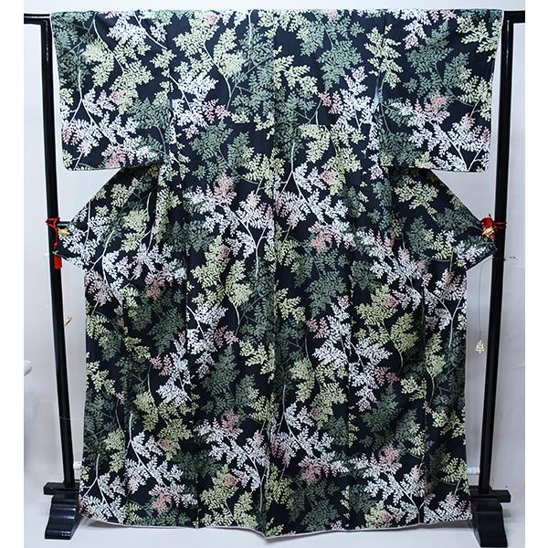 小紋 着物 単品 仕立て上がり Lサイズ 合繊 NO39456 小紋 着物 単品 仕立て上がり Lサイズ 合繊 新品（株）安田屋 NO39456