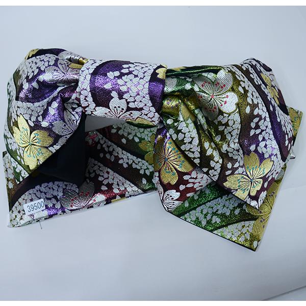 袋帯 正絹 西陣織 花文庫 作り帯 結び帯 着付け不要 新品（株）安田屋