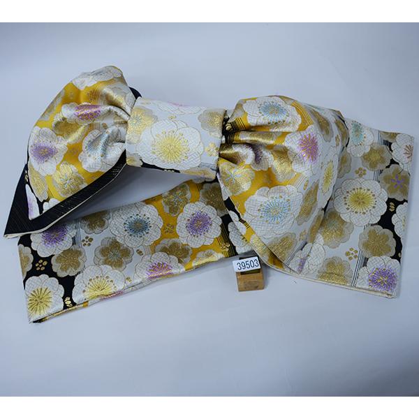 袋帯 正絹 西陣織 花文庫 作り帯 結び帯 着付け不要 新品（株）安田屋  