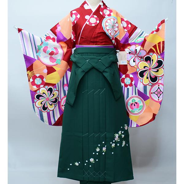 二尺袖 着物 袴フルセット ジュニア用へ直し 135cm〜150cm From KYOTO 