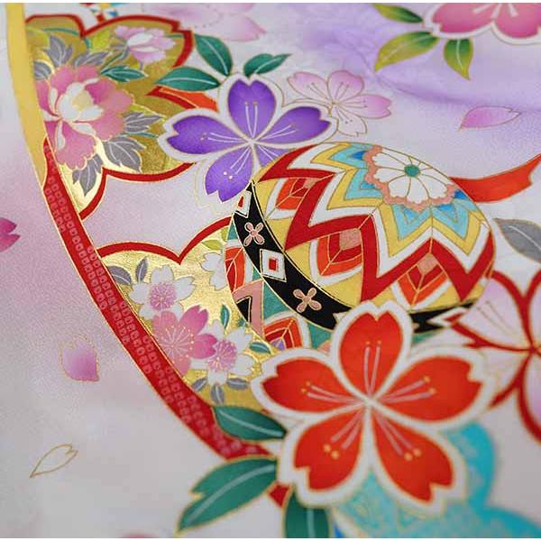 【絹100%表地】祝着　女の子　着物 お宮参り 産着 のしめ 女児 女の子 正絹 綸子地 日本製 豪華絢爛 金駒