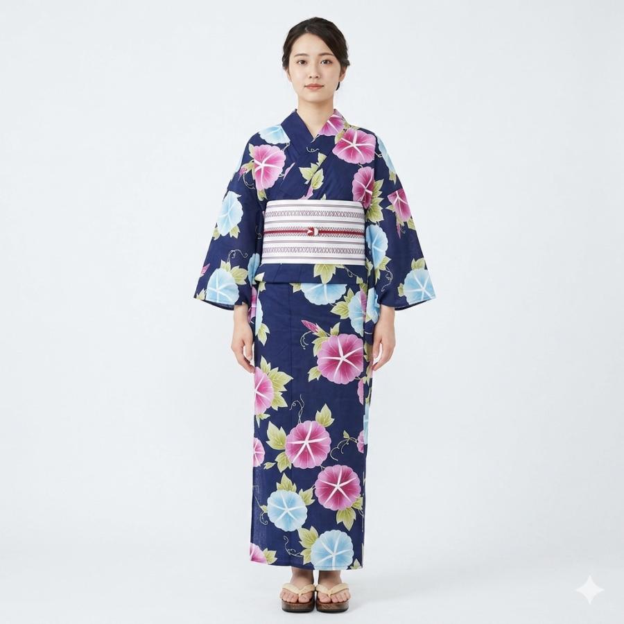 二部式 浴衣 単品 女性用 着付け不要 簡単に着られる セパレート