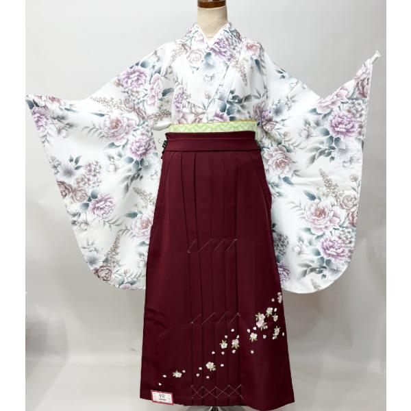 二尺袖 着物 袴フルセット ジュニア用へ直し 135〜150cm ボヌール 