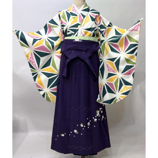 二尺袖 着物 袴フルセット ジュニア用へ直し 135〜150cm ボヌール 