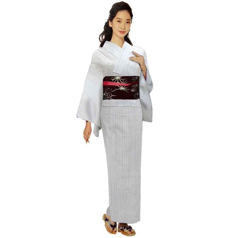 浴衣 単品 しじら織 仕立て上がり 女性用 舞STYLE 綿100％ 155cm-168cm