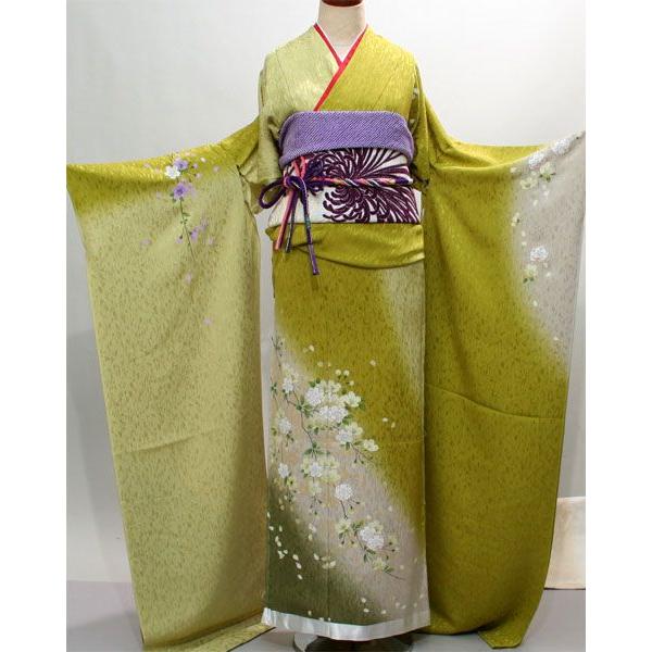 振袖 正絹 未仕立て オーダーメイド 緞子地 新品(株)安田屋 振袖 正絹 未仕立て オーダーメイド 緞子地 新品(株)安田屋