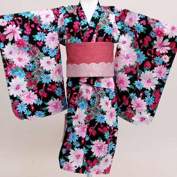 ❣️期間限定お値下げ❣️ ❪7752❫ ◌ 浴衣 ◌ XL セイコマツダ（SEIKO MATSUDA） 浴衣 仕立て上がり 単品 女児 女の子