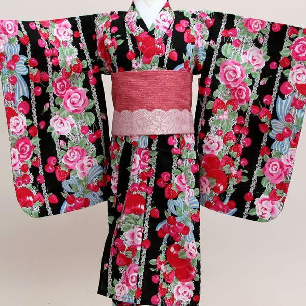 浴衣 仕立て上がり 単品 女の子 松田聖子 (SEIKO MATSUDA yukata KIDS