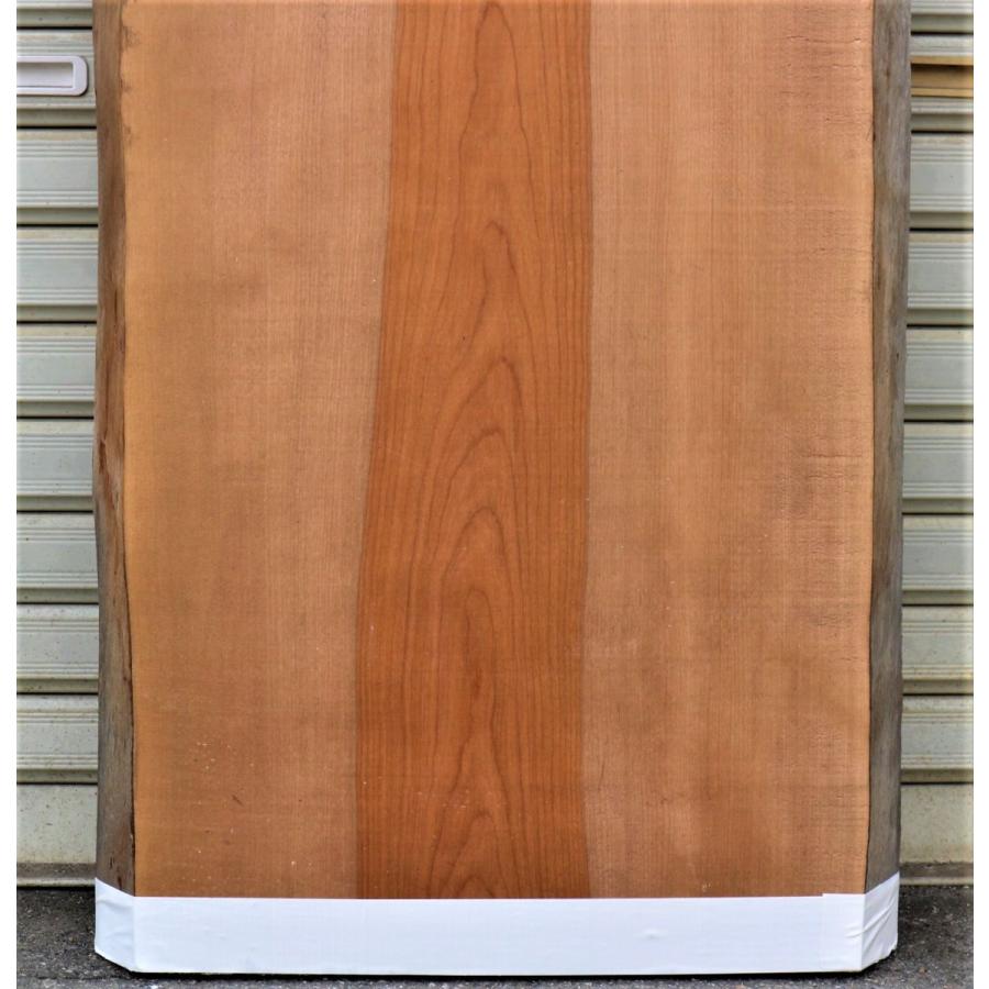 水目桜 ミズメサクラ 板 （1725）1560×455〜460×50 無垢板 ■超希少■ 厚板 両耳付き テーブル カウンター 棚板 楽器 DIY - 1