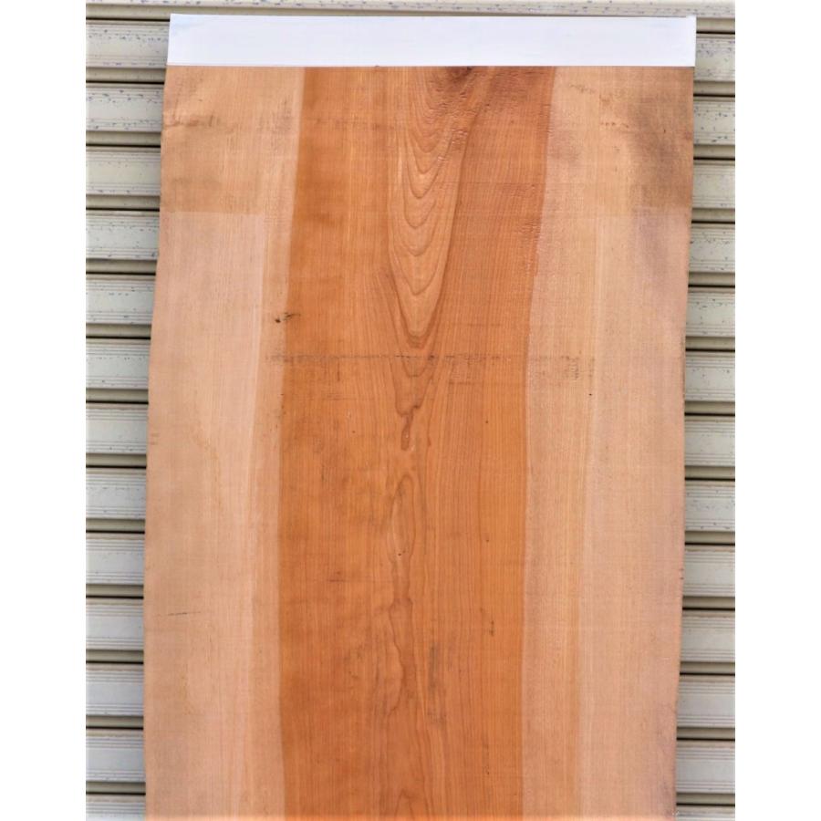 水目桜 ミズメサクラ 板 （1725）1560×455〜460×50 無垢板 ■超希少■ 厚板 両耳付き テーブル カウンター 棚板 楽器 DIY - 5