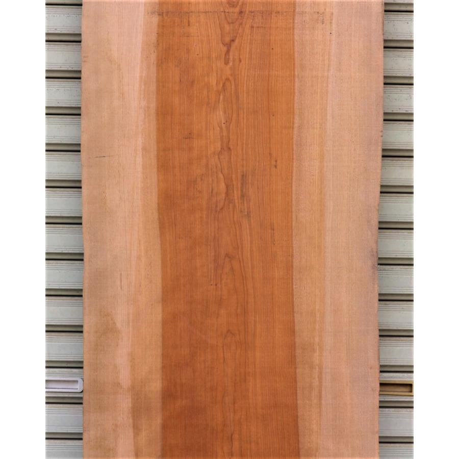 水目桜 ミズメサクラ 板 （1725）1560×455〜460×50 無垢板 ■超希少■ 厚板 両耳付き テーブル カウンター 棚板 楽器 DIY - 4