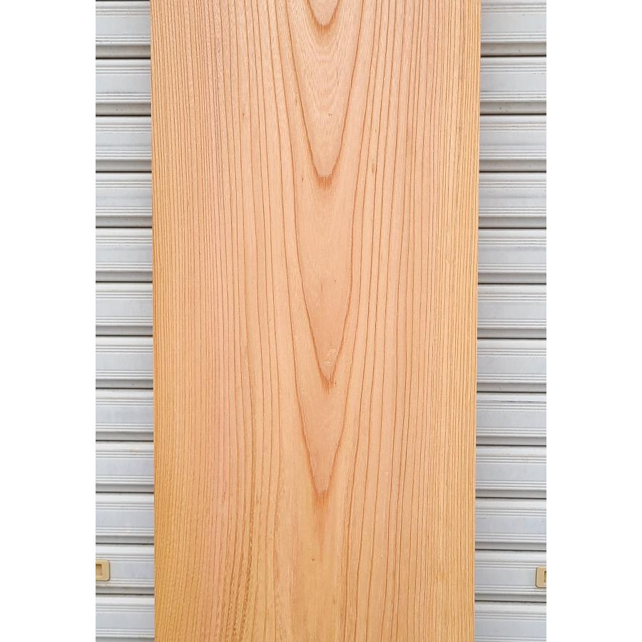 欅板　　③ 欅 ケヤキ 板（3239）1485×347×52 無垢板 厚板 プレナー加工品 □激安