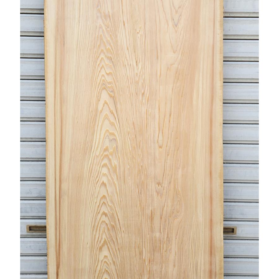 桧 ヒノキ 板（3460）1725×370〜475×42 無垢板 両耳付き プレナー加工 
