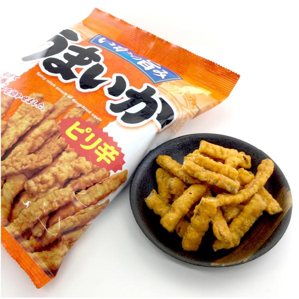 なとり うまいか ピり辛 113g 10袋 まとめ買い : 菓子問屋 安井