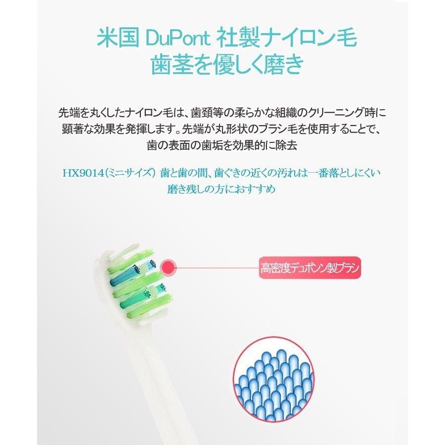 【新品正規品】フィリップス ソニッケアー 電動歯ブラシ 替えブラシ 8本 セット フィリップス ソニッケアー 用 互換 替えブラシ HX9014 (8本