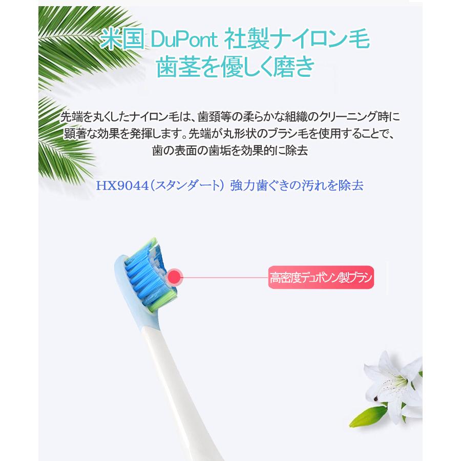 フィリップス ソニッケアー電動歯ブラシ用 互換替えブラシ HX9044