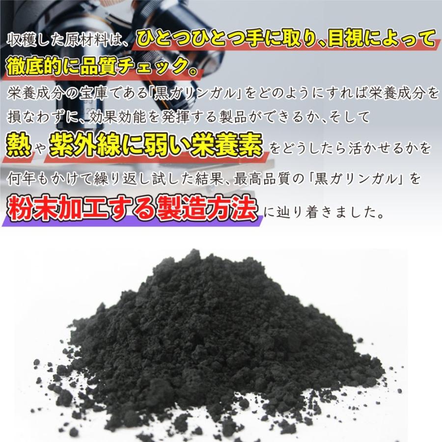 ポイント常時2倍商品）クロガリンダ 370mg×100カプセル 黒ガリンガル