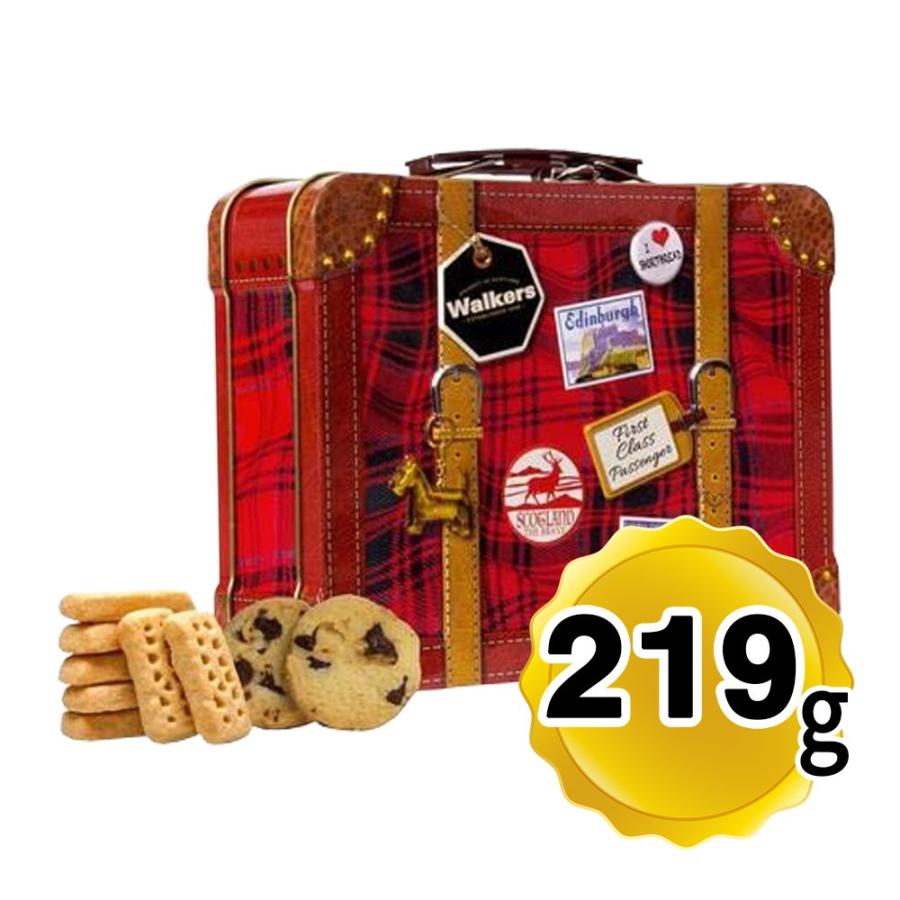 ウォーカー スーツケース 缶 219g イギリス ショートブレッド お菓子