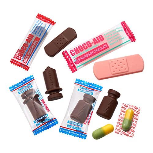 チョコ♡出品 チョコエイド エイドボックスティン 缶入り チョコ 52g バンソウコウ型
