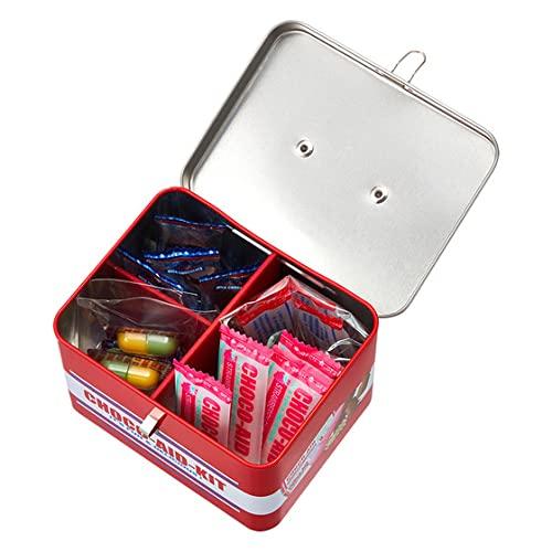 チョコエイド エイドボックスティン 缶入り チョコ 52g バンソウコウ型