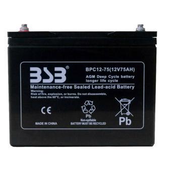 BPC12-75：BPCバッテリー12V-75Ah　【時間指定不可】【代引不可】【沖縄・離島・一部地域への配送不可】