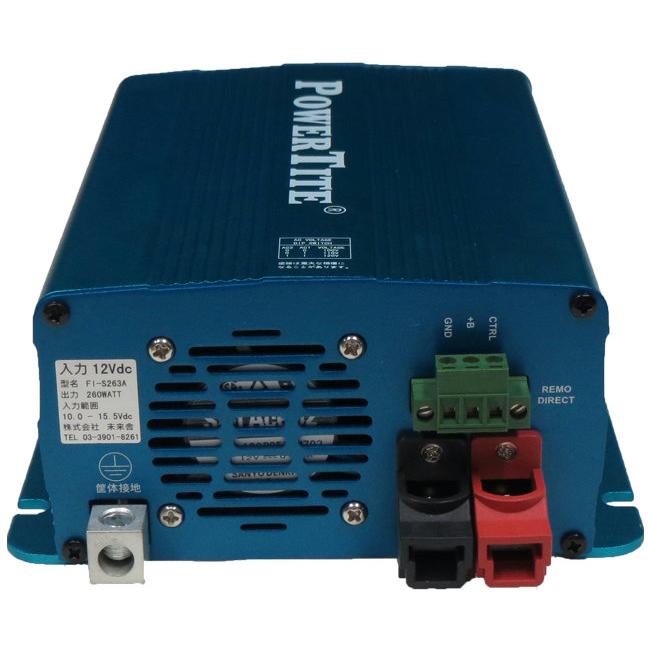 FI-S263A-12VDC：未来舎(PoweTite) ：正弦波インバーター 入力電圧：DC12V_2