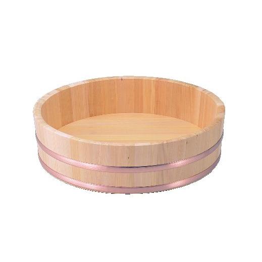 木製 寿司桶 27cm 銅タガ 飯切(すし桶)さわら材(銅タガ)27cm : 厨房用品 安吉 - 通販 - Yahoo
