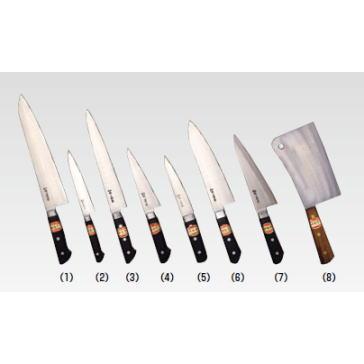 堺菊守日本鋼（口金付・本刃付加工）（7）ガラスキ180mm : 厨房用品
