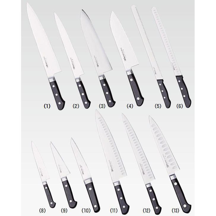 ミソノ モリブデン鋼（ツバ付）（4）三徳包丁 180mm（581） : 厨房用品