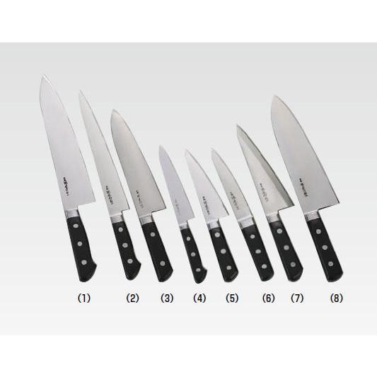 堺孝行 日本鋼（ツバ付）（1）牛刀 330mm（15016）【送料無料