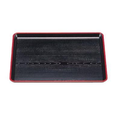 A新木目長手盆 黒天朱 1-63-14 尺4寸 : 厨房用品 安吉 - 通販 - Yahoo