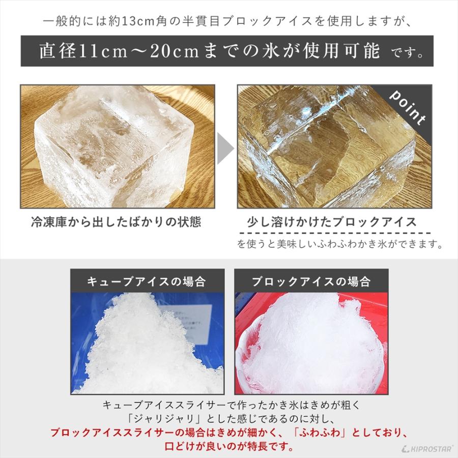 かき氷機 ふわふわ 業務用 電動 KIPROSTAR PRO-WB350 （かき氷器 台湾