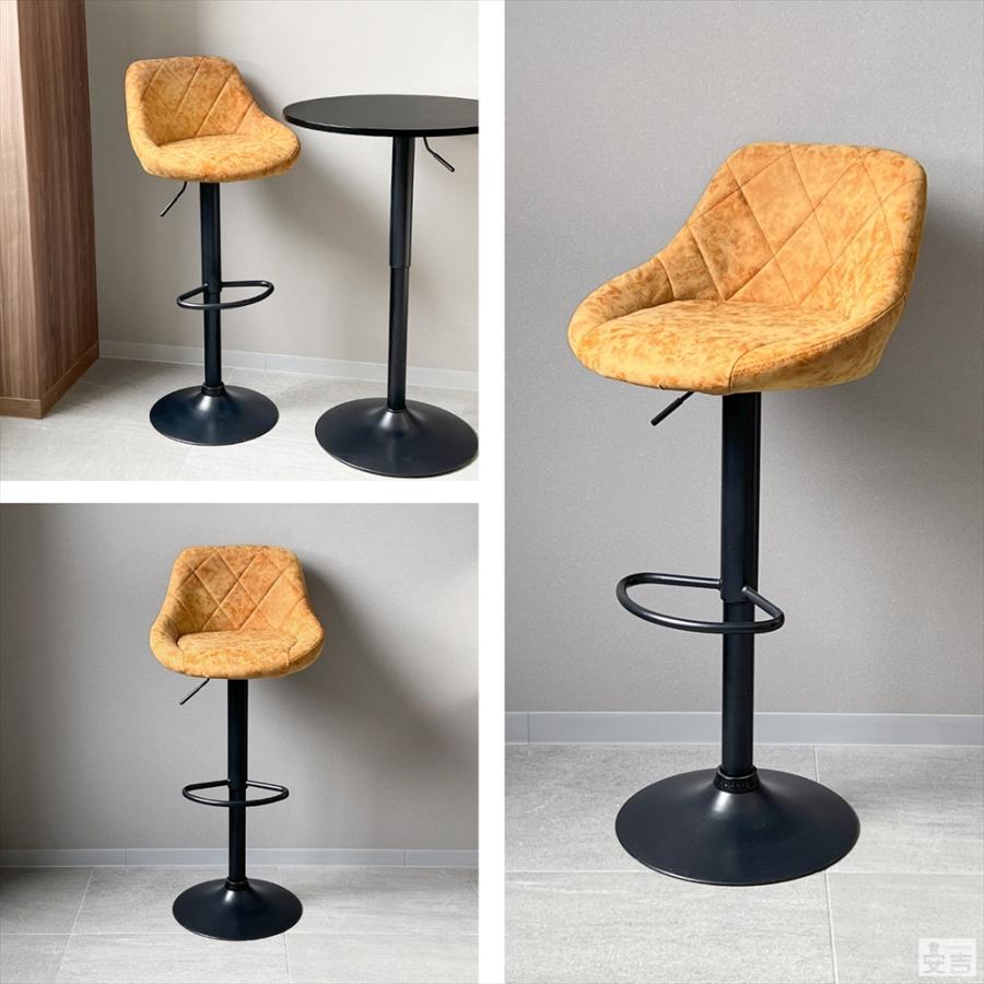 カウンターチェア WY-523 アンティーク 黒脚タイプ バーチェア