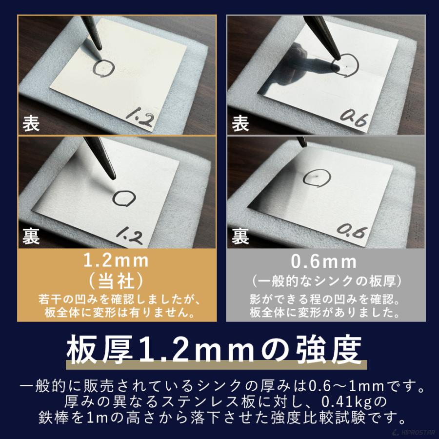 業務用 シンク 1槽 ステンレス 流し台 600×600×高さ800 600-600