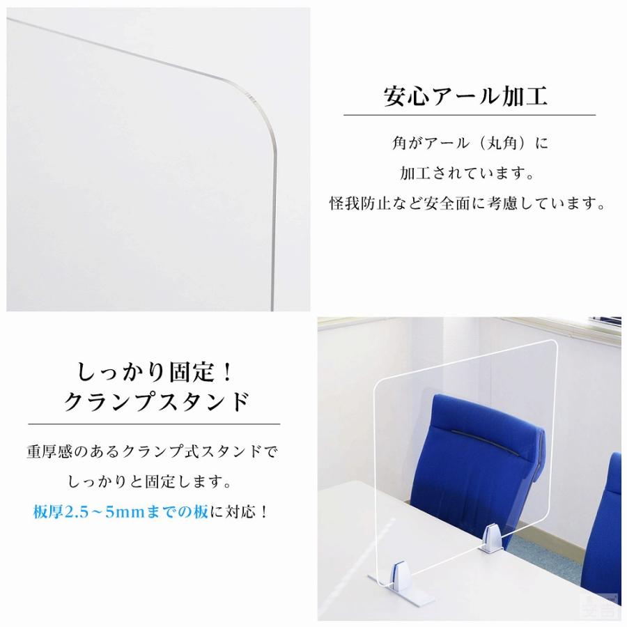 ③【処分価格】新品 アクリルパーテーション　600*450*3 窓無　110枚セット売り　即決優先 アクリルパーテーション 三面タイプ (新型コロナウイルス感染対策