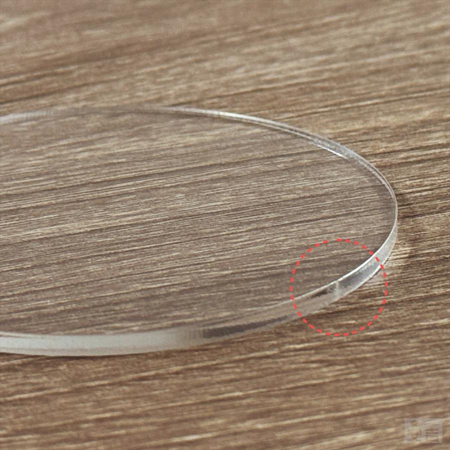 送料無料】アクリル板 丸 φ80mm(φ8cm)×2.5mm【メール便】クリア 日本製